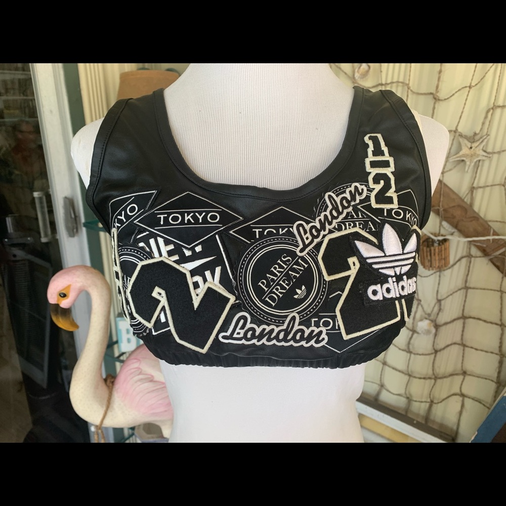 Adidas black pullover sports bra by RitaOra size M